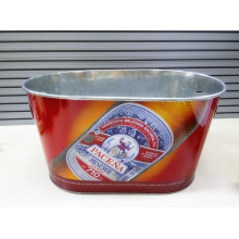 10qt Commercial Galvanized Metal Ice Bucket